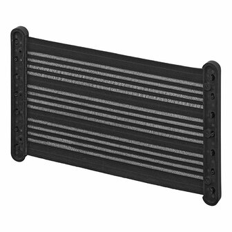Storage net elastic L 35 x 26.5 cm with plastic attachment