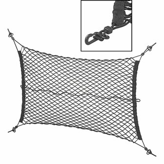 Luggage net elastic 80x50cm with plastic hooks NS-3