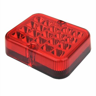 Fog rear light 100x81mm 19LED