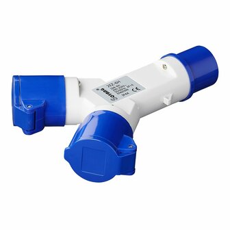 CEE 2-way splitter 16A