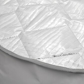 Wheel cover aluminium reflective for 15 - 17tyres