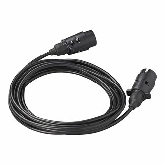 Extension cable 5M with 2x plug 7-pin PVC