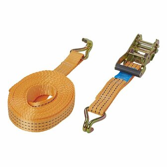 Tension strap with ratchet + 2 hooks 8 meters 3000kg