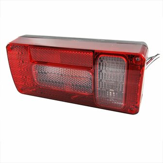 Rear light 6 functions 215x100mm right