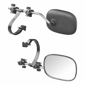 Caravan mirror flat glass 340 x 140 x 190 mm