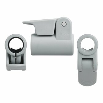 Tube clamp for tent pole with quick release 19-22mm - set of 4 pieces
