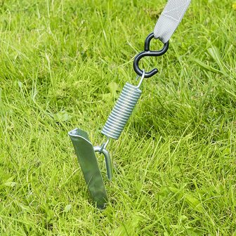 Storm strap set 2x 4.8m with tendon attachment for awning rail