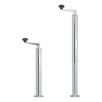 Support leg 48mm extendable 700-650mm