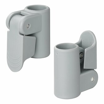 Tube clamp for tent pole with quick release 22-25mm - set of 4