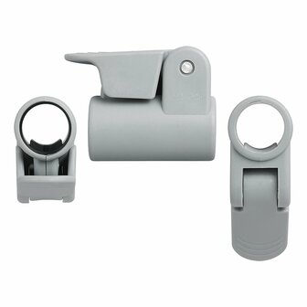 Tube clamp for tent pole with quick release 22-25mm - set of 4