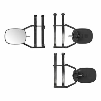 Caravan mirror flat glass 410 x 140 x 190 mm extendable