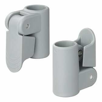 Tube clamp for tent pole with quick-release fastener 25-28mm - set of 4