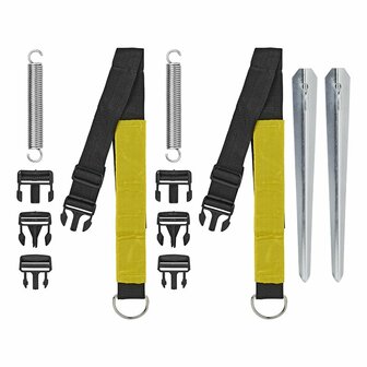 Storm strap set 2x3M with clips