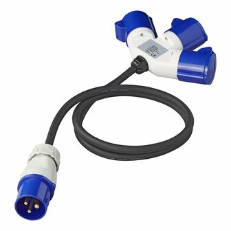 CEE 3-way splitter 16A 150cm 3x1.5mm&sup2;
