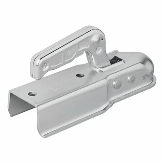 Steel ball coupling vertical 2 holes square 60mm 1300kg braked