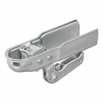 Steel ball coupling vertical 2 holes square 60mm 1300kg braked