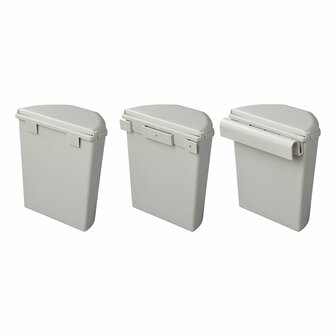 Waste bin with lid 6L for caravan/camper