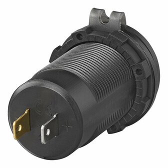 USB flush-mounted socket triple with 2x type A and 1x type C + voltmeter