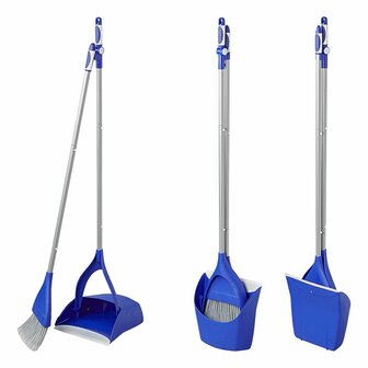 Broom and dustpan with handle
