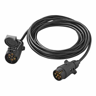 Extension cable 5M with plug and box 7-pin