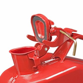 Jerrycan 5L metal red UN- TuV/GS approved