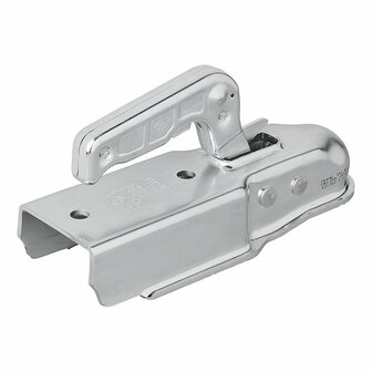 Steel ball coupling vertical 2 holes square 70mm 1300kg braked