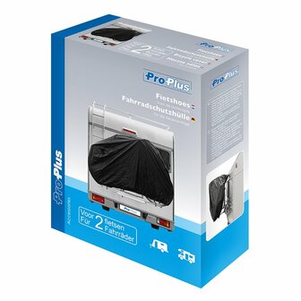Bicycle cover for 2 bicycles at the rear