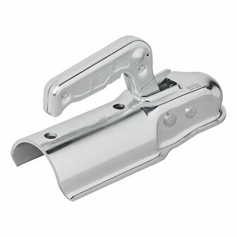 Steel ball coupling vertical 2 holes round 70mm 1300kg braked