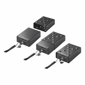 Steel safe 225x165x85mm with slide