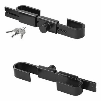 Adjustable trailer and container lock