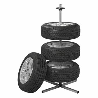 Rim stand aluminium XL for 4 tyres