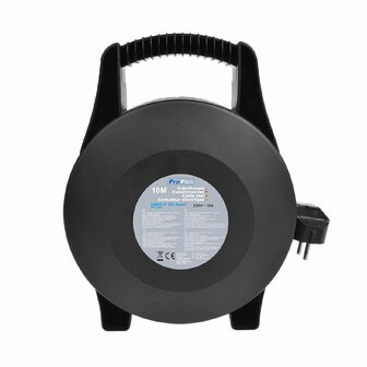 Cable reel Schuko 4-way 10M 3x1.0mm&sup2;