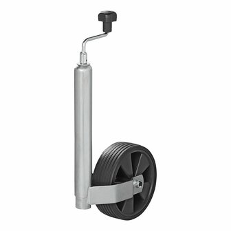 Nose wheel 48mm plastic rim with rubber tire 220x70mm