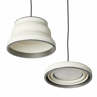 Hanging lamp LED foldable silicone white dia 20cm
