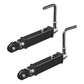 Handbrake spindle with roller