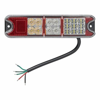 Rear light 5 functions 192x51mm 21LED