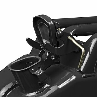 Jerrycan 10L metal black UN TuV/GS-approved