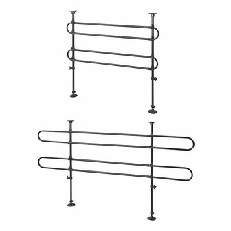Luggage dog guard 2x2 metal tubes
