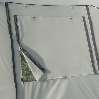 Side wall with window for inflatable party tent
