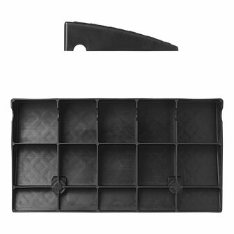Ramp block for raised edge 70mm black - set of 2