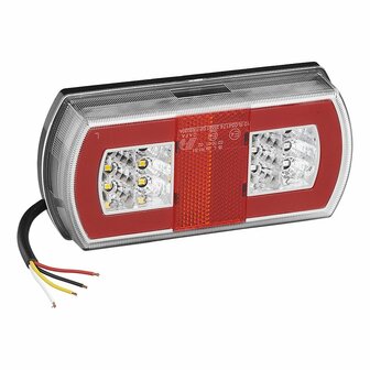 Rear light 5 functions 225 x 105 mm 43LED left