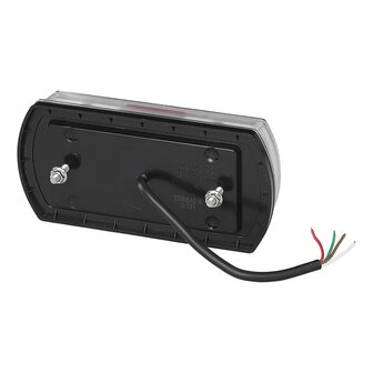 Rear light 5 functions 225 x 105 mm 43LED right