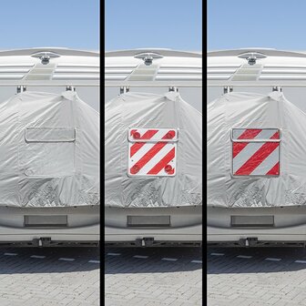 Bike cover XL for 2 bikes with insertion pocket for marker board (ripstop)