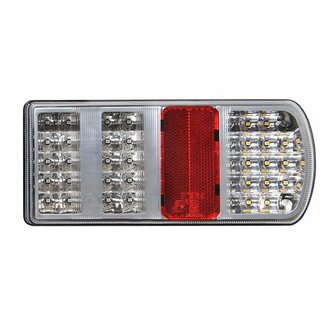 Rear light 5 functions 225x105mm 43LED right