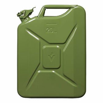 Jerry can 20L metal green UN- TuV/GS-approved