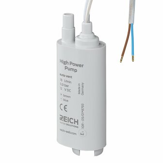 Submersible pump 12V-18L with ventilation