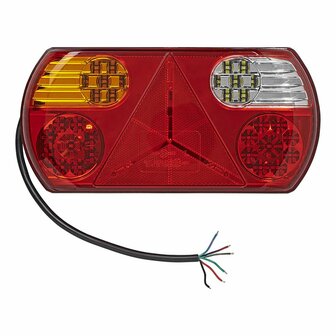 Rear light 6 functions 296x142mm 32LED left