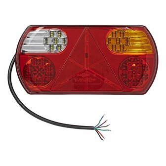Rear light 6 functions 296x142mm 32LED right