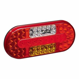 Rear light 6 functions 323x134mm 54LED right
