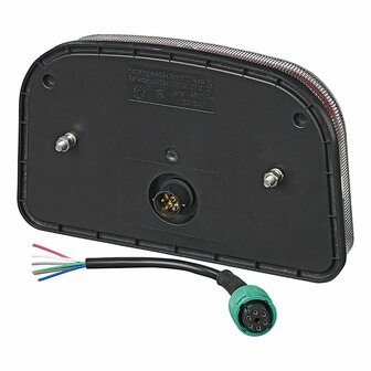 Rear light 6 functions 240x150mm LED right